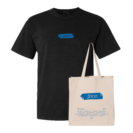 2000 Black Tour Tee + Tour Tote